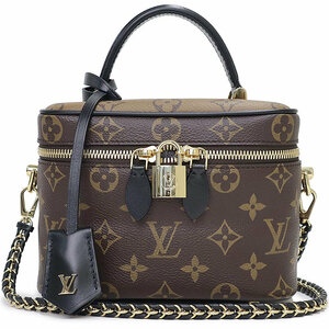 （未使用　展示品）ルイ ヴィトン LOUIS VUITTON ヴァニティ NV PM バニティ ショルダー ハンドバッグ モノグラムリバース 茶 M45165