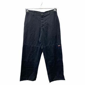 Dickies ワークパンツ チノパンツ W30 ディッキーズ ダブルニー ブラック 古着卸 アメリカ仕入 2411-36