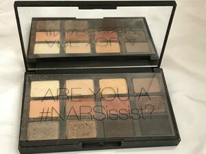 NARS ナーズイスト ローデッド アイシャドーパレット 12色 1.4g×12 中古品 茶系 ブラウン系 #208316-34