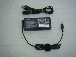 美品　EPSON ACアダプタ A461H 24V~1A 24W 外径約6.5mm 内径約4.5mm 動作保証 PX-S05B PX-S05W カラリオミー PF-71対応可