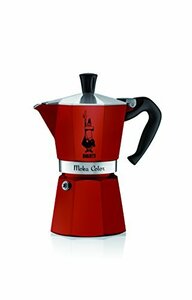 Bialetti モカエクスプレス ストーブトップパーコレータ 6-Cup レッド 20002033(中古品)　(shin