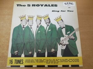 R5-305＜LP/美盤＞The 5 Royales / Sing For You