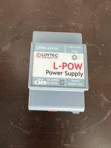 LOYTEC LPOW-2415A LIOB-Connect Power Supply, 24 VDC, 15 W 新品未使用