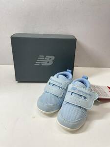 ★未使用 New balance IO123HDS ニューバランス ファーストシューズ 12㎝ 子供 キッズ 赤ちゃん ベビー 靴 スニーカー 水色 ブルー Ni102