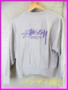 1111s1◆良品です◆日本製◆STUSSY ステューシー スウェットトレーナー S/パーカー/ジャケット/スタジャン/ニットセーター/パンツ/シャツ