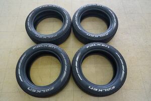 【中古】215/60R17 109/107N LT ファルケン W11 ホワイトレター 21年 4本 1台分 スペア 応急 