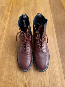 ☆DR.MARTENS×NEIGHBORHOOD／ドクターマーチン×ネイバーフッド☆８ホールブーツ バーガンディ（茶） UK10（29㎝）最低落札無