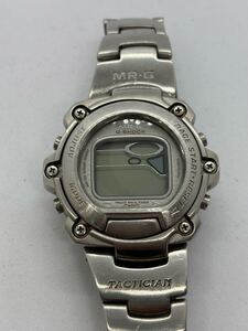 【1円スタート！】CASIO G-SHOCK MRG-1000 TACTICIAN MR-G タクティシャン チタン シルバー ベルトピン1本欠損 不動