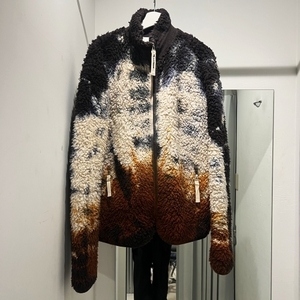 JIL SANDER + ジルサンダープラス 22AW Tie Dye Fleece Jacket タイダイ柄 フリースジャケット ホワイト系 size-M J47GU0011【中目黒R10】