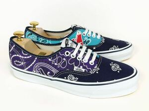 【新品未使用】vans × bedwin the heartbreakers authentic lx vault us9.5 27.5 オーセンティック ベドウィン バンダナ ペイズリー