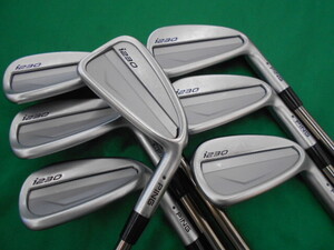 3035Ａ★中古★i230　7本ＳＥＴ★PING TOUR 2.0 CHROME I★Ｓ★黒ドット★