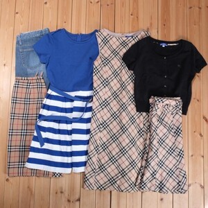 ★お買い得！BURBERRY BLUE LABEL　バーバリーブルーレーベル　レディース　女性用　アパレル　おまとめ６点セット[25/38/40] br07018690