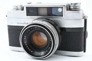 ★実用品★ ミノルタ MINOLTA V2 ROKKOR-PF 45mm F2 ★シャッター全速OK★ #003 #41002014 #084