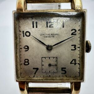 Q106-U35-333 ◎ UNIVERSAL GENEVE ユニバーサルジュネーブ 手巻き スモールセコンド アナログ レディース 腕時計 約27mm 稼働 ①