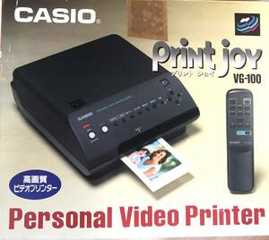 CASIOカシオprintjoyプリントジョイ　ビデオプリンターVG-100 ジャンク品　　　　　E-S