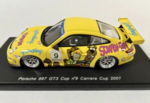 PORSCHE 997 GT3 Cup No.9 Carrera Cup 2007 1/43 Scale Spark製