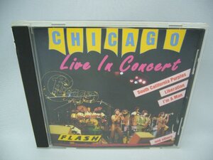 070-0817 送料無料　CHICAGO　LIVE IN CONCERT　ドイツ盤、ケースにヒビ　レンタル版