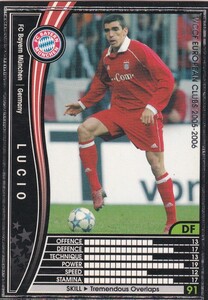 PANINI WCCF EUROPEAN CLUBS 2005-2006 Bayern Munchen バイエルンミュンヘン　ルシオ　パニーニフットボールリーグ　133/336