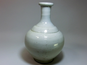 花瓶■古い白磁の壺 中国 徳利 花器 古玩 唐物 時代物 骨董品■