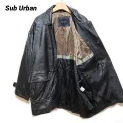 Sub Urban サブアーバン　羊革 ラムレザー コート ジャケット L