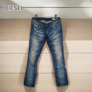 DIESEL ディーゼル Lowky ダメージデニムパンツ