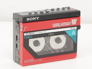 ■□SONY WM-W800 ダブルカセットウォークマン ソニー□■028374001J□■