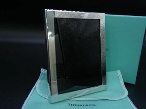 1円 ■美品■ TIFFANY＆Co ティファニー ミニ フォトスタンド 写真立て 写真入れ インテリア シルバー系 BK0522