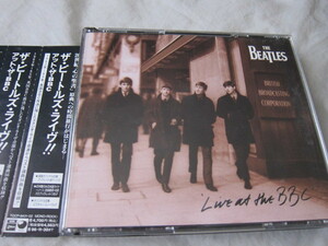 ビートルズ ライヴ・アット・ザ・BBC　国内オリジナル盤 帯付　状態良好 2枚組CD THE BEATLES LIVE AT THE BBC 即決