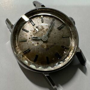 OMEGA オメガ Ref,511.190 Cal.620 手巻き 17石 シルバー 2針 本体のみ レディース 腕時計 中古　カットガラス　146-1