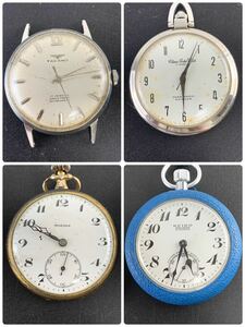 1000円~●★稼動品★懐中時計 SEIKO TAKANO 昭45 393 東北鉄 プレシジョン モーリス スモセコ まとめ★okoy2637273-300★ot5654