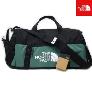 USモデル ノースフェイス ダッフルバッグ 35L(ブラック/グリーン系)THE NORTH FACE Bozer Duffel 男女兼用 日本未発売