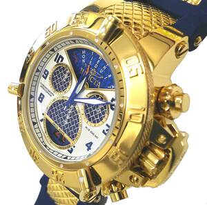 ●売切価格【69,800円→34,800円】INVICTA Subaqua MSRP$1,895 インビクタ サブアクア Gold Big Face 50mm スペシャルBOX付 Swiss Made