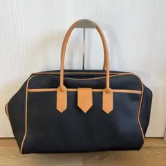 【美品】イヴサンローラン ボストンバッグ pvc 大容量 レザー ysl