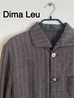 【美品】【Dima Leu 】ストライプジャケット カバーオール