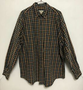 90s Eddie Bauer エディーバウアー　長袖シャツ　厚手　サイズ　L 90年代　USA アメリカ古着