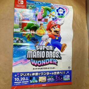 B2 ポスター スーパーマリオブラザーズ・ワンダー │ 販促 非売品 販促ポスター Switch │ Super Mario Bros. Wonder