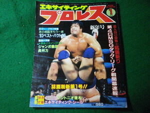 ■エキサイティングプロレス　1984年1月新年号　日本スポーツ企画出版社■FASD2024082003■