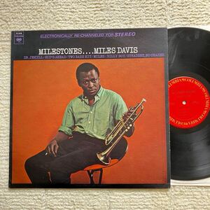 US◆美盤◆LP◆Miles Davis(マイルス・デイヴィス)「Milestones(マイルストーンズ)」◆1976年 PC 9428◆Modal Jazz Bop ジャズ