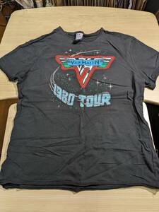 【服飾】 ビンテージ レア Tシャツ バンド 当時物? Van Halen 1980 TOUR AMPLIFIED S 黒 半袖