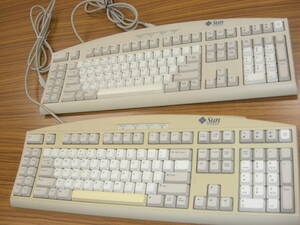 【２台】Sun Microsystems　キーボード　type6 マウス付き