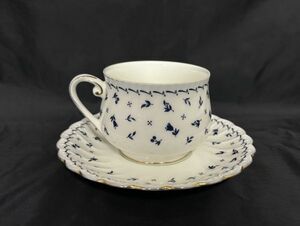 sa☆/ Noritake ノリタケ Studio Collection スタジオコレクション ティーカップ＆ソーサー 小花柄 チューリップ 金彩　/DY-3914