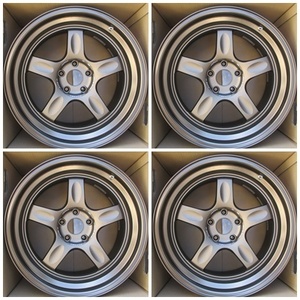 在庫品 RAYS VOLK RACING 21C 18×10J +15 5H-114.3 BR 4本 ブロンズ■レイズ ボルクレーシング BNR32 33 34 TE37 SAGA SL CE28 ZE40 37V 