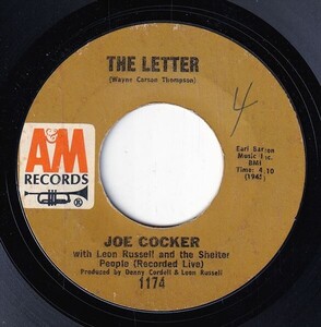 Joe Cocker With Leon Russell And The Shelter People - Space Captain / The Letter (A) SF-DD276