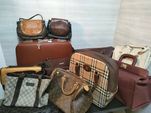 A363/ルイヴィトン LOUIS VUITTON バーバリー GUCCI など バッグ11点セット ボストンバッグ ショルダーバッグ ハンドバッグ 現状品