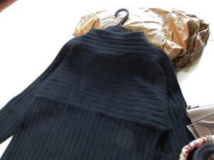 ◆新品　JOURNAL STANDARD relume/レリューム【British yarn リブロングワンピース】ブラック