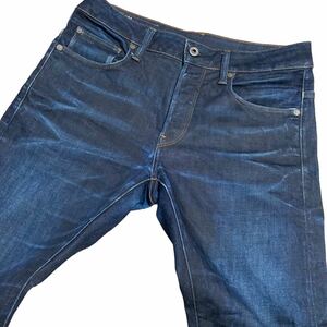 G-Star RAW ジースターロウ デニムパンツ ジーンズ インディゴ w30 メンズ 古着