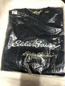 大幅値下げ!期間限定価格!売切新品タグなし未使用EddieBauerエディーバウアーTシャツ紺色サイズXS!早い者勝ち!