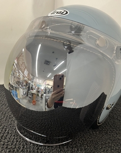 ◇美品　保管品　Arai アライ クラシックエアー ジェットヘルメット L 59-60ｃｍ アイスブルー 保存袋付き　製造2022.9.27◇