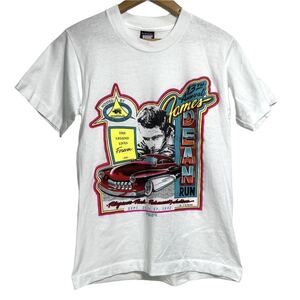 ■ 90s 90年代 USA製 ビンテージ SCREEN STARS BEST James Dean ジェームスディーン プリント シングルステッチ 半袖 Tシャツ サイズS ■