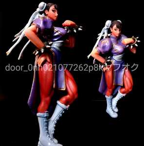 Capcom Street Fighter Chun-Li Figure ストリートファイター 春麗 パープルコスチューム フィギュア